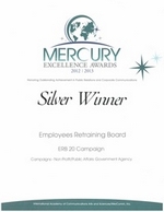 2012-13年度Mercury Excellence Awards「非牟利 / 公共事務機構市場推廣活動 – 政府組別」銀獎