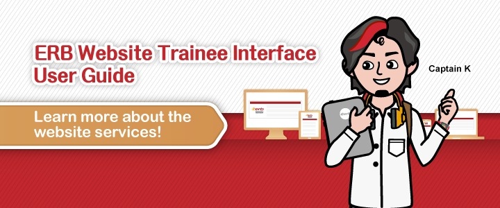 ERB Website Trainee Interface User Guide